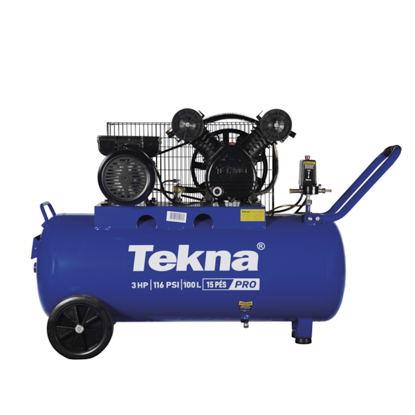Compressor de Ar Max 3Hp 15pcm 100L 220V CP150100P Tekna-48e52bac-0d52-473c-a3d8-7aa6811dae2a