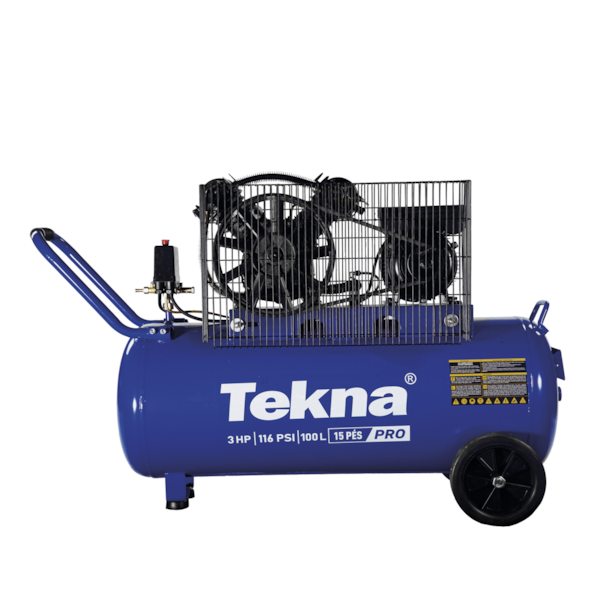 Compressor de Ar Max 3Hp 15pcm 100L 220V CP150100P Tekna-86c142a2-6b5d-40c2-ab21-2a502405cf1c