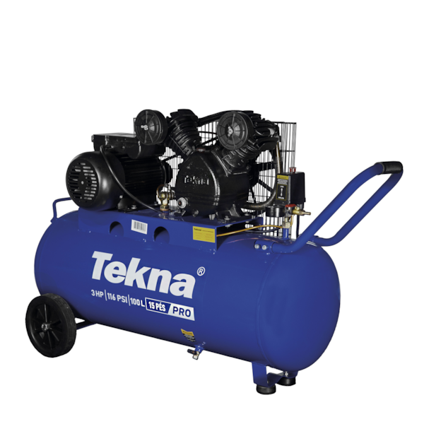 Compressor de Ar Max 3Hp 15pcm 100L 220V CP150100P Tekna-2283bddc-56ed-44ac-8ded-e16fe7bee2bf