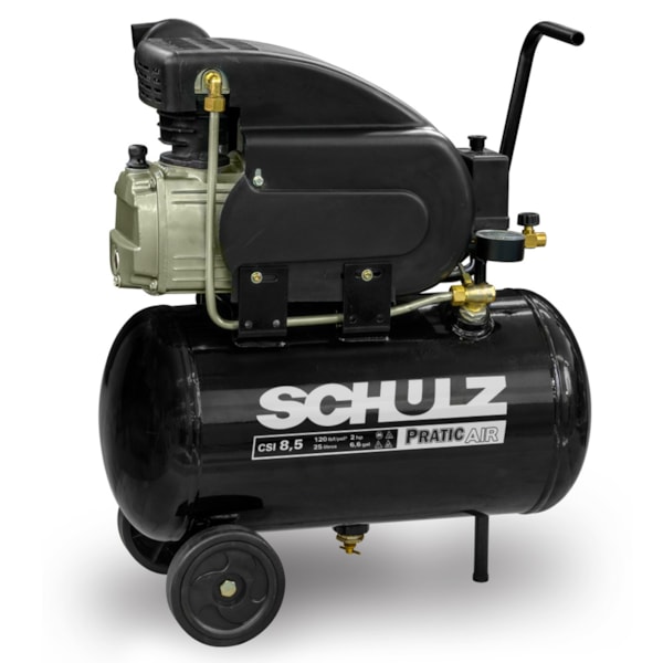 Compressor De Ar Pratic ar 8.5 / 25 litros - Schulz -a9547cbd-87a5-4d46-8b6a-8d85828d416f