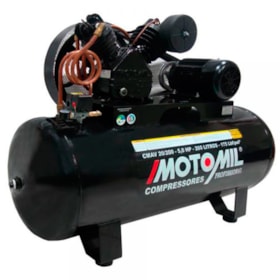 Compressor de Ar Profissional 20/200L Trifásico 175LBF Motomil