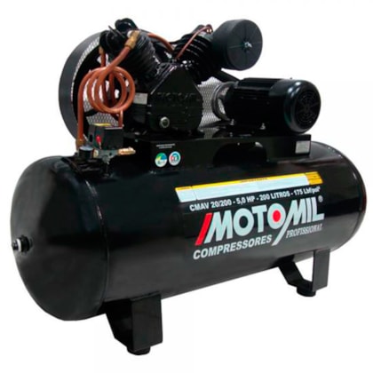 Compressor de Ar Profissional 20/200L Trifásico 175LBF Motomil-86ebb5e9-5b81-4683-8dbf-ff11bfea4111