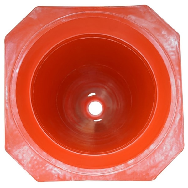 Cone de Sinalização Laranja e Branco 50cm Plastcor-e0126b41-5a35-4873-9bc7-0376ce7ec70f