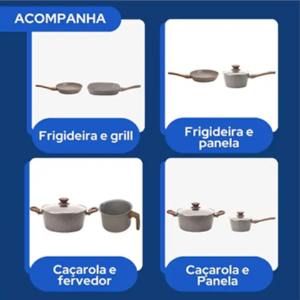 Conjunto 8 Panelas Indução Grafito 10821 Mimo Style-7be4868e-1016-4ef5-a7f5-be001a85c3de