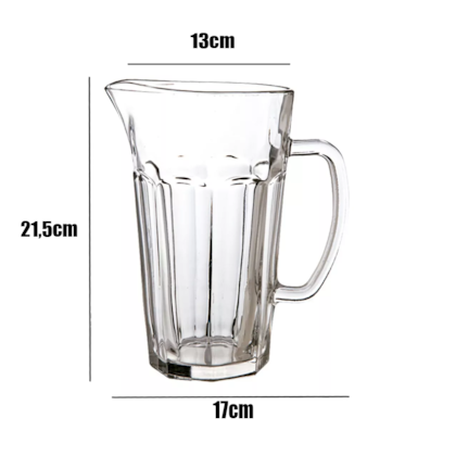 Conjunto de 6 Copos 300ml Clear com Jarra 1 L CJPS-075TR Hauskraft-2e6d956f-16f9-4315-a358-2900c3552858