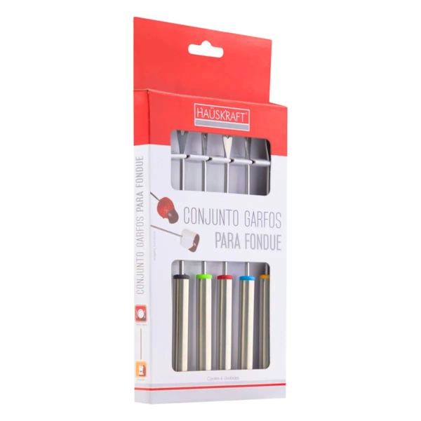 Conjunto de Garfo Para Fondue em Inox 6 Pçs CJGA-006 Hauskraft-691fe29e-41be-495f-9df4-55aaffb2c12a