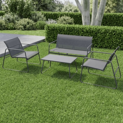 Conjunto de Mesa para Jardim Weekend Cinza 4Pçs 83508 Bel Fix-a59c4670-9837-4a2f-88c3-a367fac9d5ec