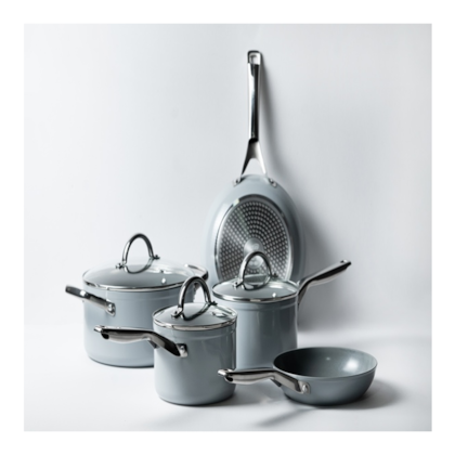Conjunto De Panela Platinum Cinza 5Pçs 3627 Mta-23129b3b-e17f-4798-af4d-0acb1db54c25