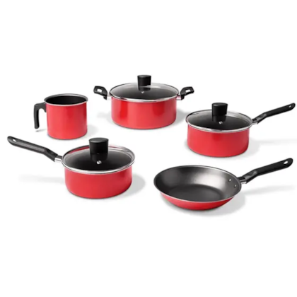 Conjunto de Panelas  5 Peças Garlic Vermelho 7001/100 Brinox