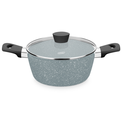 Conjunto de Panelas Carmela Silver Ceramic-Flon 3Pçs em Alumínio 8426 MTA-19bedb92-b0e1-43ce-902d-2849629237a2