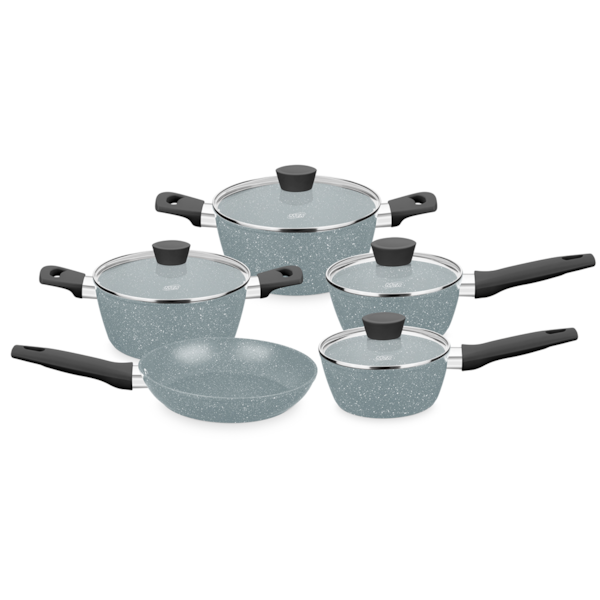 Conjunto de Panelas Carmela Silver Ceramic-Flon 5Pçs em Alumínio 8427 MTA-7bb366d2-a83f-47c3-9ab7-3b158b56af5b