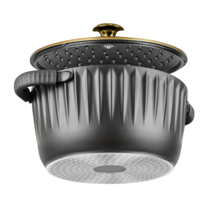 Conjunto de Panelas Concept Gold 4Pçs em Alumínio Injetado Preto C/Dourado 1212 MTA -757e7e29-1aec-45a8-bcac-abda2d4681f7