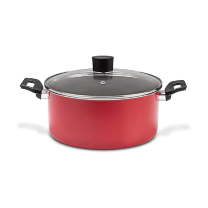 Conjunto de Panelas Garlic 7 Peças Vermelho 7001/101 Brinox -fd64bbc8-9439-4d68-b4f2-7c6cc3e06303