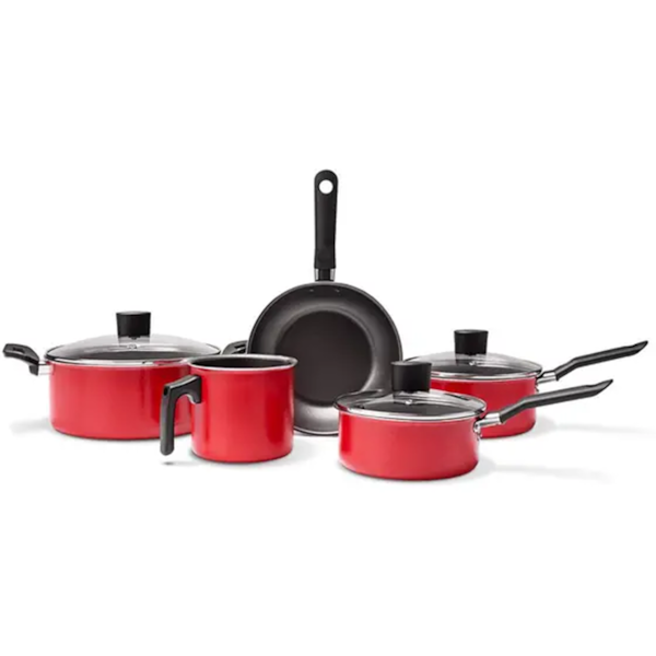Conjunto de Panelas Vermelho 5 Peças Garlic 7001/100 Brinox-3d3cc762-6a5e-478a-bd1d-6555462474bd