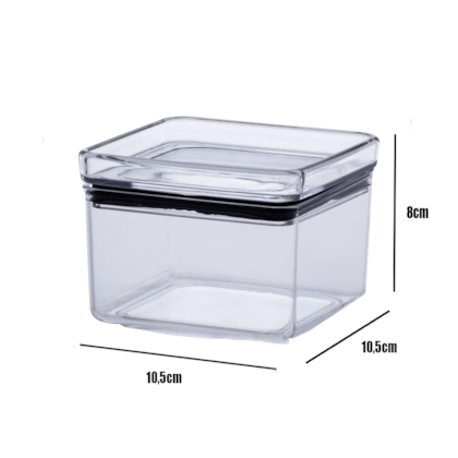Conjunto de Potes Quadrados Em Acrílico 10 Pçs Lumini 1942 Paramount-e6fc519c-4f27-47d4-b7df-d999b14fa3b2