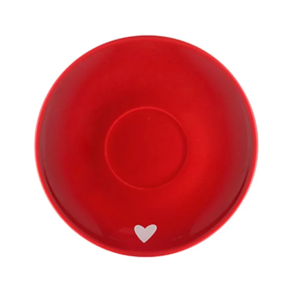 Conjunto de Xícaras 160ml com Pires de Porcelana Lamour Vermelha 6 Pçs JGCH-044VM Hauskraft-20e94e51-aee0-4fb1-a4be-b452e7d8e647