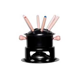 Conjunto Fondue 14cm Preto 8097 Mimo Style