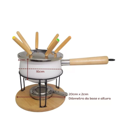 Conjunto Fondue Cabo Base Madeira 8702 Mimo Style-48b203c4-7cad-49b1-8dc0-2872119522e5