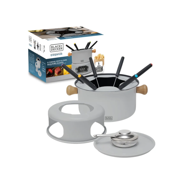 Conjunto Fondue Cinza 10PÇS BXUTHCAFS001Black and Decker-0ead45a9-2f5c-4794-8ee2-b44192278d34
