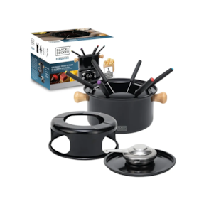 Conjunto Fondue Preto 10PÇS BXUTHCAFS002 Black and Decker