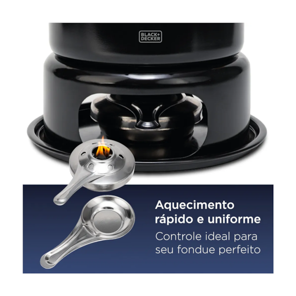 Conjunto Fondue Preto 10PÇS BXUTHCAFS002 Black and Decker-3c49bcf4-a83b-4910-8594-78a4ae4800a9