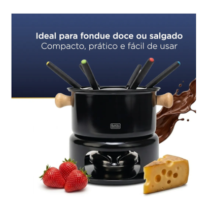 Conjunto Fondue Preto 10PÇS BXUTHCAFS002 Black and Decker-a4bba943-ba0c-4290-959e-855dae87f976