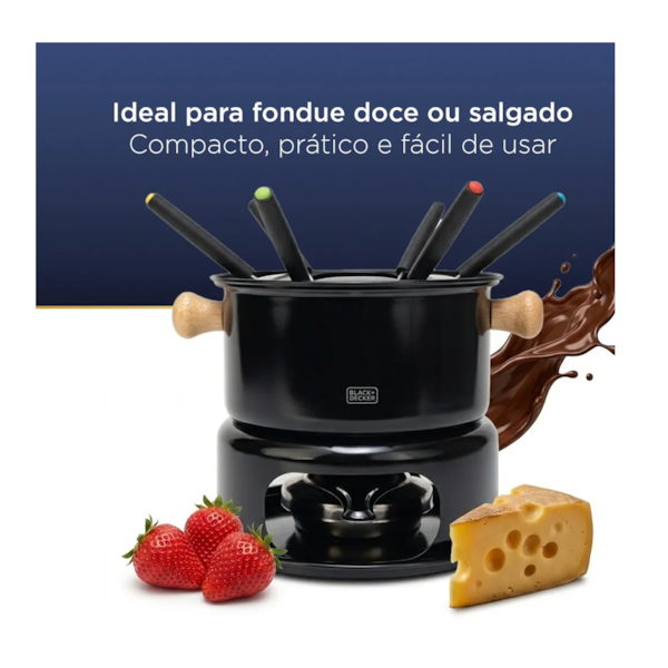 Conjunto Fondue Preto 10PÇS BXUTHCAFS002 Black and Decker-dcc25bb4-5865-4a35-8b70-b6d6e2b83980