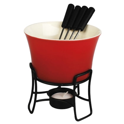 Conjunto Fondue Vermelho Zermatt VM 6 Peças HAUSKRAFT-e562b4fa-e661-43d2-a4de-aa931a26ece3