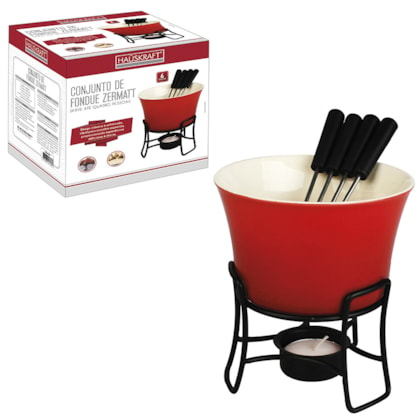 Conjunto Fondue Vermelho Zermatt VM 6 Peças HAUSKRAFT-1d68fe0c-c83a-460d-a240-dd96700def60