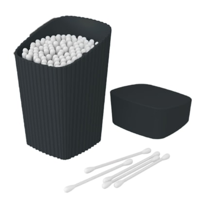 Conjunto New Square Slim para Banho 4pçs Preto 99010/2008 Coza-a8e40828-757e-4bb4-85dd-7282e15eb296