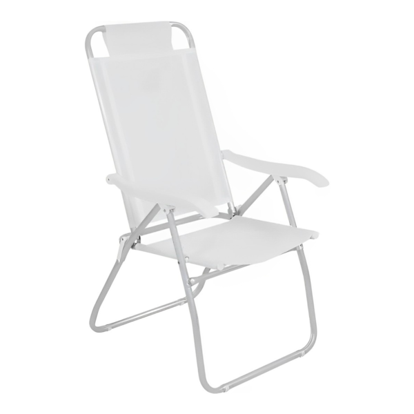 Conjunto Noronha Jardim em Alumínio com Cadeira + Mesa + Guarda-Sol Branco 6 Pçs 86001 Bel -34ea71b8-0740-4a75-947b-ab85cbbdfedd