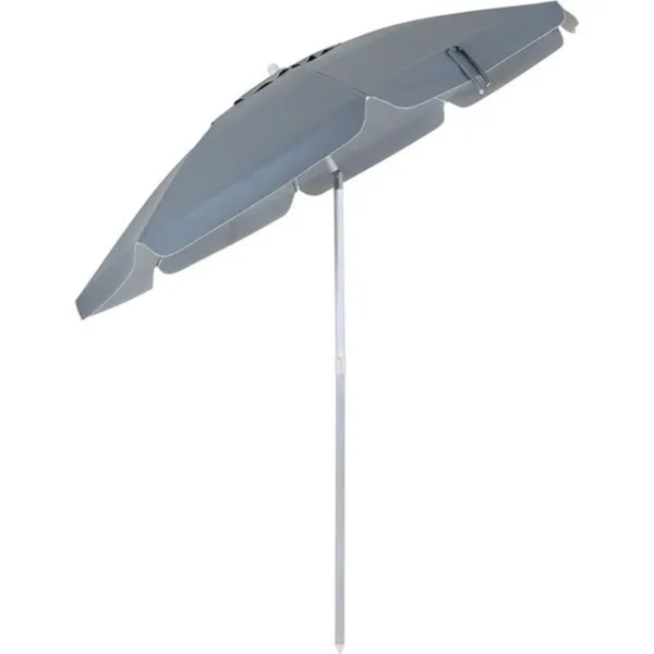 Conjunto Noronha Jardim em Alumínio com Cadeira + Mesa + Guarda-Sol Cinza 6 Pçs 86008 Bel-ff345f06-8ecd-42ae-aa11-2710127735f4