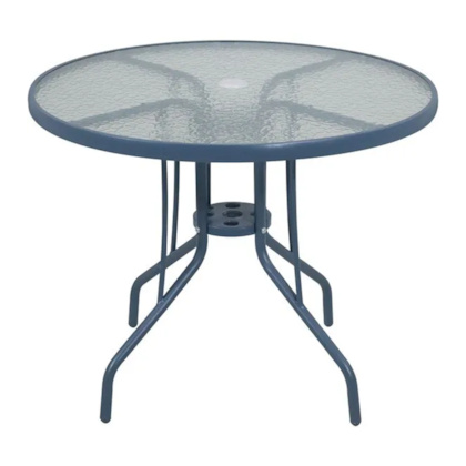 Conjunto Noronha Jardim em Alumínio com Cadeira + Mesa + Guarda-Sol Cinza 6 Pçs 86008 Bel-d710874c-a482-4885-b5ef-4a6a10db7f85