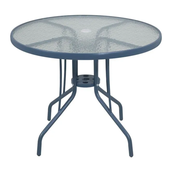 Conjunto Noronha Jardim em Alumínio com Cadeira + Mesa + Guarda-Sol Cinza 6 Pçs 86008 Bel-a2117d11-8ff1-45f0-9ce1-e61f27f17c5d