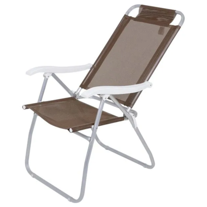  Conjunto Noronha Jardim em Alumínio com Cadeira + Mesa + Guarda-Sol Marrom 6 Pçs 86012 Bel -48f18b3d-88ff-4083-ae0d-7395eca11f6e