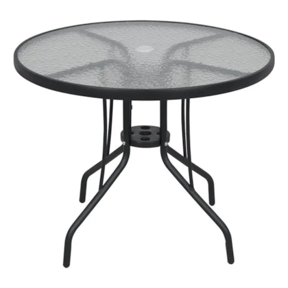 Conjunto Noronha Jardim em Alumínio com Cadeira + Mesa + Guarda-Sol Preto 6 Pçs 86007 Bel -2f2d3d10-f361-416c-aa04-647e2a61b147