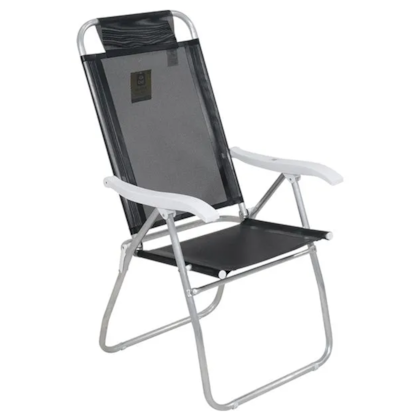 Conjunto Noronha Jardim em Alumínio com Cadeira + Mesa + Guarda-Sol Preto 6 Pçs 86007 Bel -f8919219-f479-45ef-b1e9-310523bbbf9d