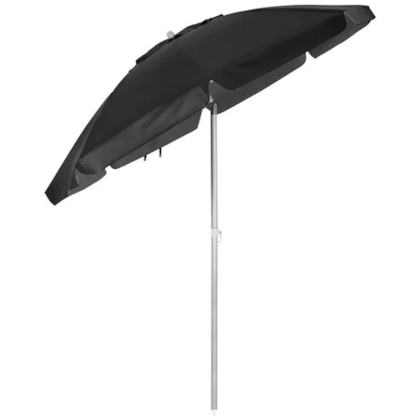 Conjunto Noronha Jardim em Alumínio com Cadeira + Mesa + Guarda-Sol Preto 6 Pçs 86007 Bel -7bcf9c2e-16d8-4340-914d-f91a1f257964