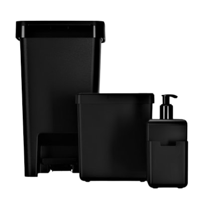 Conjunto Organizador Single Para Cozinha 3pçs Preto 99394/4008 Coza-28253aa8-5066-4300-8234-dc2ef1353da9
