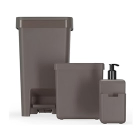 Conjunto Organizador Single Para Cozinha 3pçs Warm Gray 99394/4126 Coza