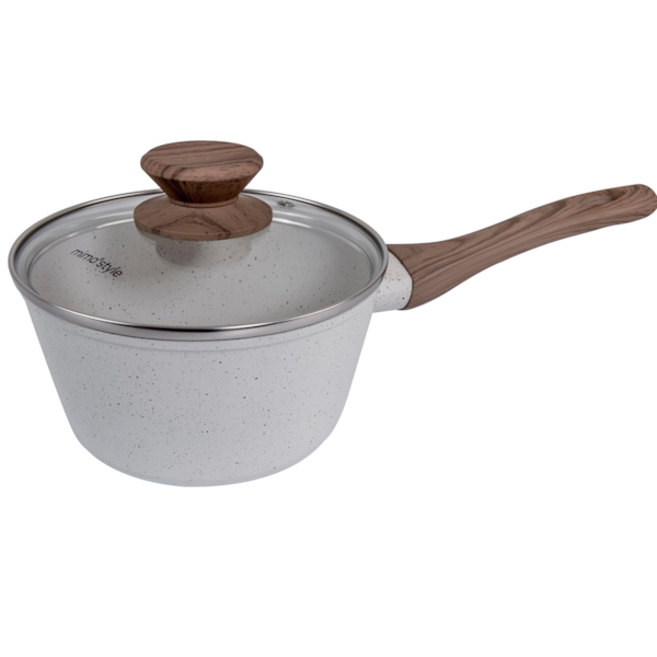 Conjunto panelas 10 peças style cook Mármol 9763 Mimo style-78ab27de-b454-4436-b225-3c10fd75a9ac