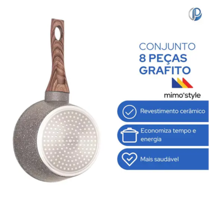 Conjunto Panelas Indu Grafito 8 Peças 10821 Mimo Style-307e7c89-0e7c-4367-a010-f78a95f678ac