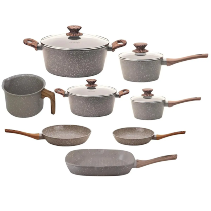 Conjunto Panelas Indu Grafito 8 Peças 10821 Mimo Style