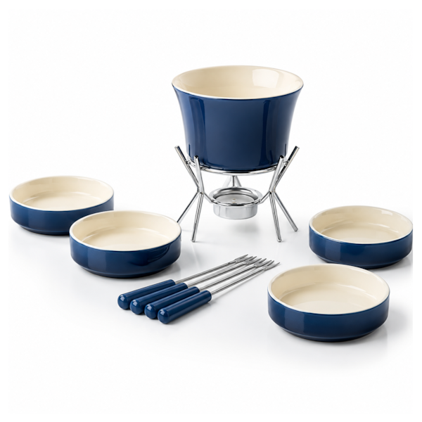 Conjunto Para Fondue Cerâmica 11 Peças Azul 1256/117 Brinox-ad9be90e-9257-47e4-8aa4-e5462c68ed89