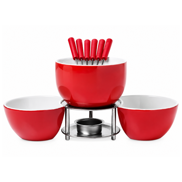 Conjunto Para Fondue Cerâmica 11 Peças Vermelho 1256/103 Brinox-ff5b3e68-3fd2-4879-a05a-2f0bbdd04b06