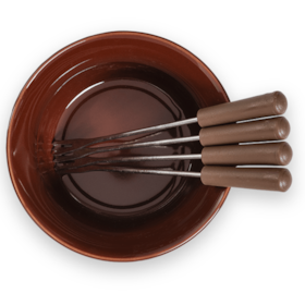 Conjunto Para Fondue Com Bowl em Cerâmica Choco 7pçs 1256/115 Brinox