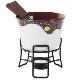 Conjunto Para Fondue Com Bowl em Cerâmica Choco 7pçs 1256/115 Brinox