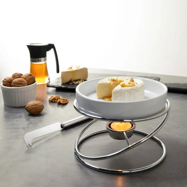 Conjunto para Queijo Brie com Chapa de Alumínio Réchaud 4pçs 1256/102 Brinox -accd9f28-c7df-492e-8cf2-cff04bbb6005