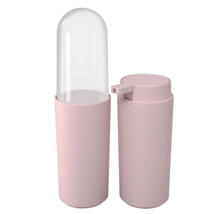 Conjunto Serene P/ Banho Porta Escova com tampa e Porta Sabonete 2pçs Rosa Argila 99407/7537 Coza-5ba31512-e5bd-4b39-a5c0-abca755c537f