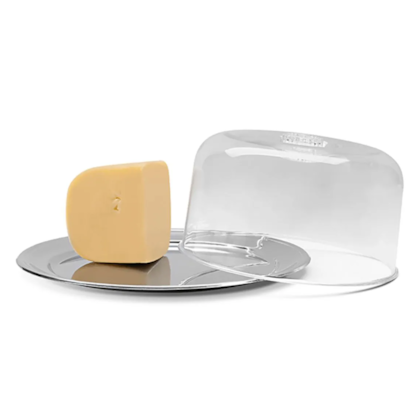 Conjunto Vitrine Para Queijo Minas/Ricota 16,5cm Petúnia em Inox 1530/100 Brinox-14f3a68a-b488-495d-96d5-858ef946c512